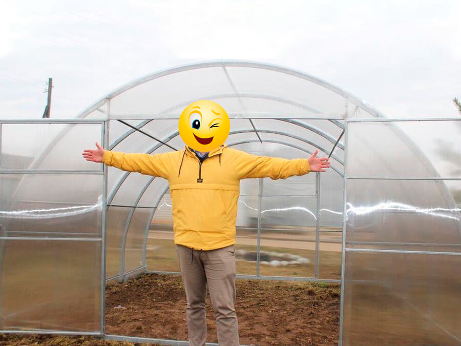 Фото Агротеплицы шириной 4 метра